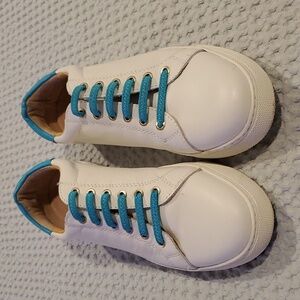Jack Rogers Lorelai Sneakers Women's Sz 8 M White Leather Fashion Shoes (#1)